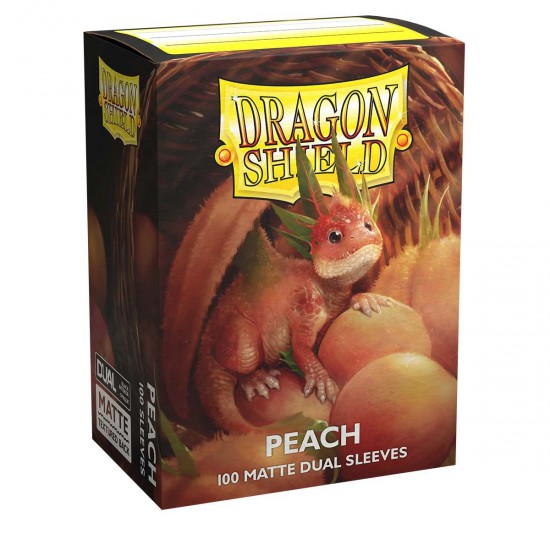 Dragon Shield Sleeves Dual Matte - Peach